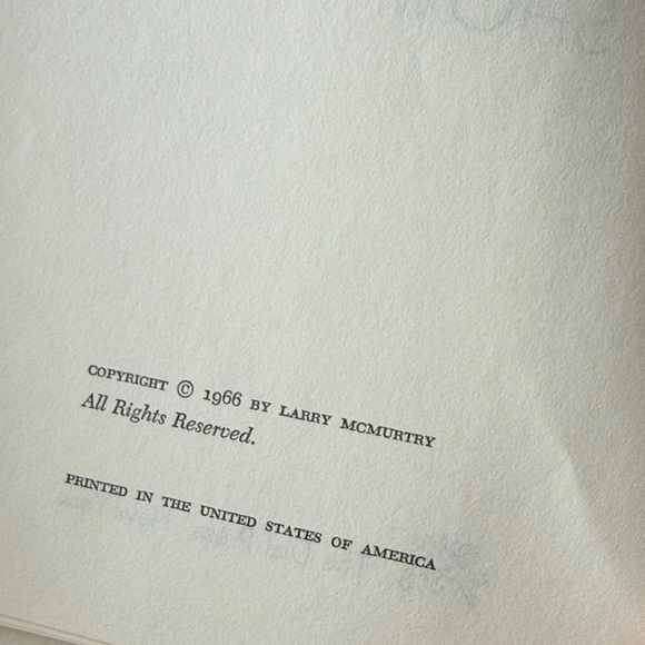 The Last Picture Show Hardcover - Larry McMurty - Picture 9 of 9